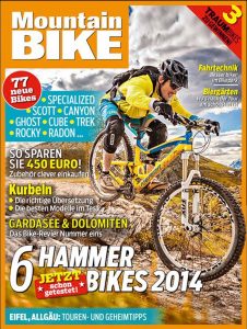 Dominik Raab auf dem Cover des Mountainbike Magazins